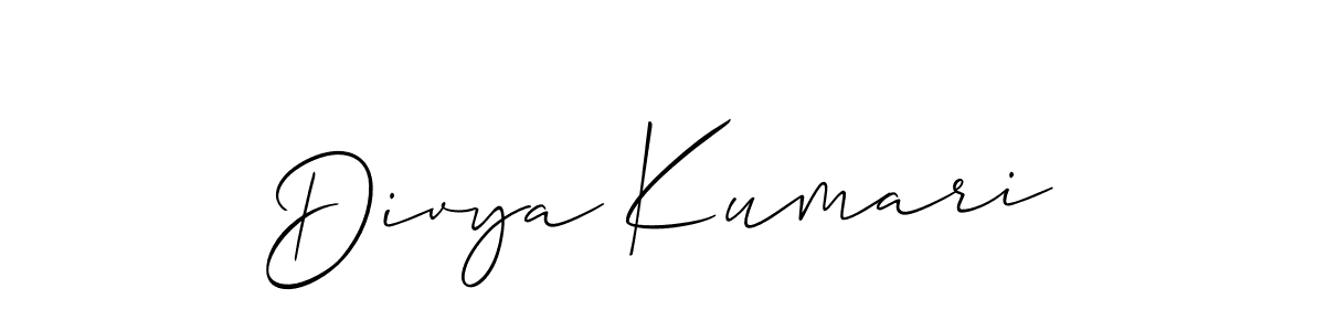 Similarly Allison_Script is the best handwritten signature design. Signature creator online .You can use it as an online autograph creator for name Divya Kumari. Divya Kumari signature style 2 images and pictures png