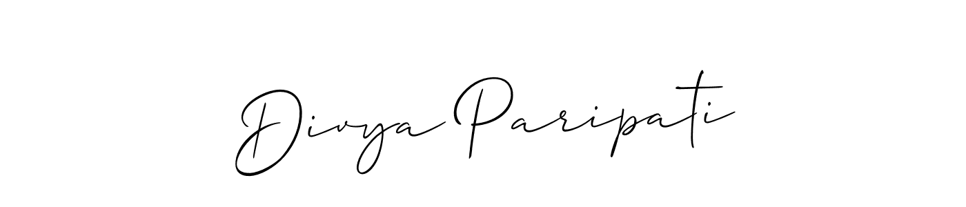 This is the best signature style for the Divya Paripati name. Also you like these signature font (Allison_Script). Mix name signature. Divya Paripati signature style 2 images and pictures png