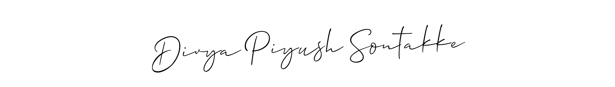 Once you've used our free online signature maker to create your best signature Allison_Script style, it's time to enjoy all of the benefits that Divya Piyush Sontakke name signing documents. Divya Piyush Sontakke signature style 2 images and pictures png