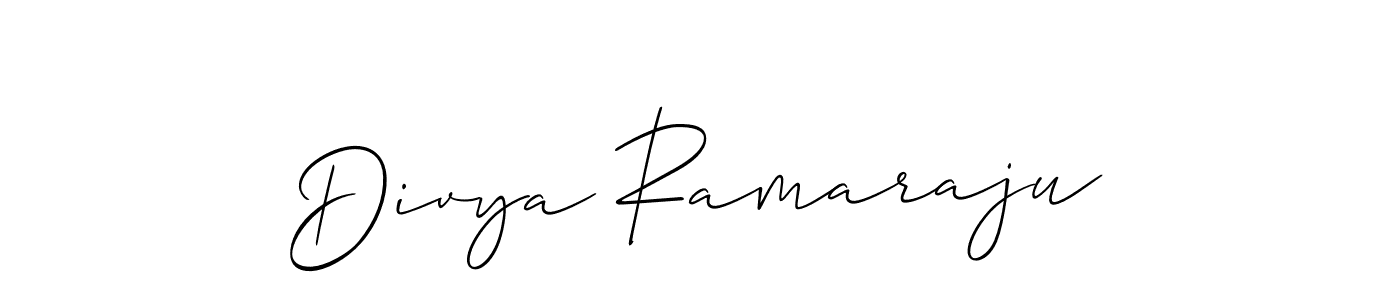 Best and Professional Signature Style for Divya Ramaraju. Allison_Script Best Signature Style Collection. Divya Ramaraju signature style 2 images and pictures png