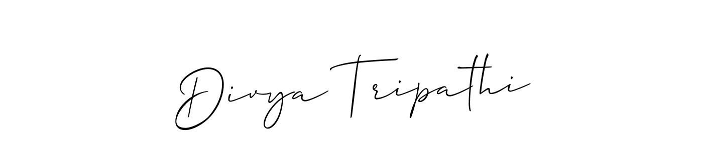 This is the best signature style for the Divya Tripathi name. Also you like these signature font (Allison_Script). Mix name signature. Divya Tripathi signature style 2 images and pictures png