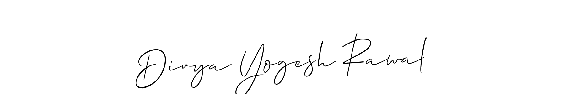 Check out images of Autograph of Divya Yogesh Rawal name. Actor Divya Yogesh Rawal Signature Style. Allison_Script is a professional sign style online. Divya Yogesh Rawal signature style 2 images and pictures png