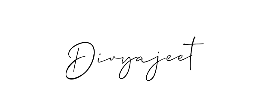 It looks lik you need a new signature style for name Divyajeet. Design unique handwritten (Allison_Script) signature with our free signature maker in just a few clicks. Divyajeet signature style 2 images and pictures png