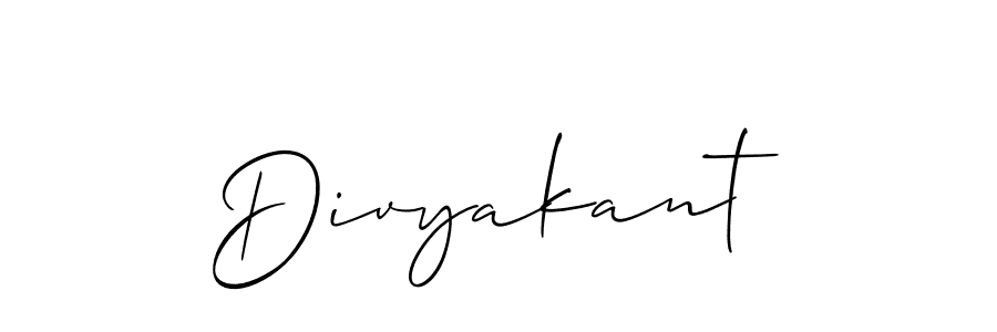 How to make Divyakant name signature. Use Allison_Script style for creating short signs online. This is the latest handwritten sign. Divyakant signature style 2 images and pictures png