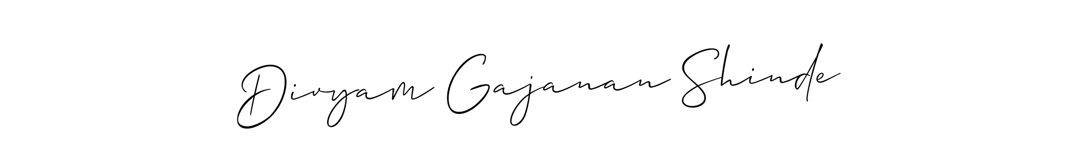 if you are searching for the best signature style for your name Divyam Gajanan Shinde. so please give up your signature search. here we have designed multiple signature styles  using Allison_Script. Divyam Gajanan Shinde signature style 2 images and pictures png