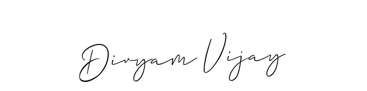 See photos of Divyam Vijay official signature by Spectra . Check more albums & portfolios. Read reviews & check more about Allison_Script font. Divyam Vijay signature style 2 images and pictures png