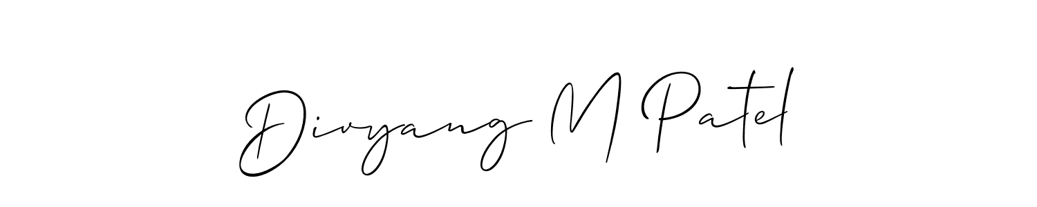 You can use this online signature creator to create a handwritten signature for the name Divyang M Patel. This is the best online autograph maker. Divyang M Patel signature style 2 images and pictures png