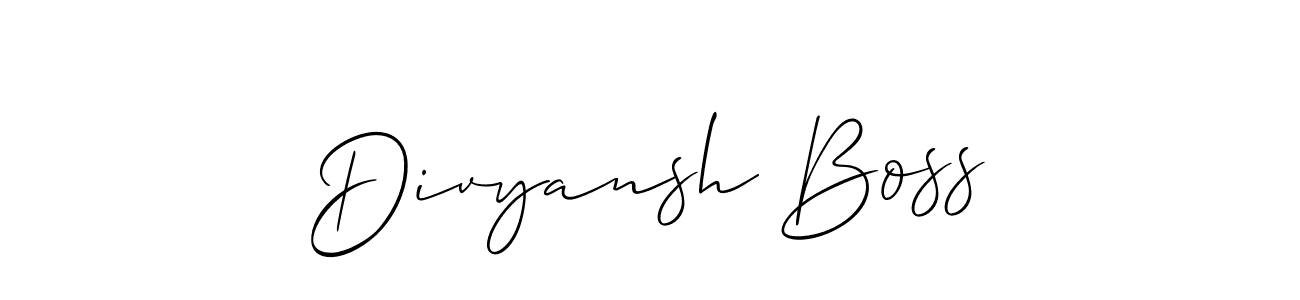 See photos of Divyansh Boss official signature by Spectra . Check more albums & portfolios. Read reviews & check more about Allison_Script font. Divyansh Boss signature style 2 images and pictures png