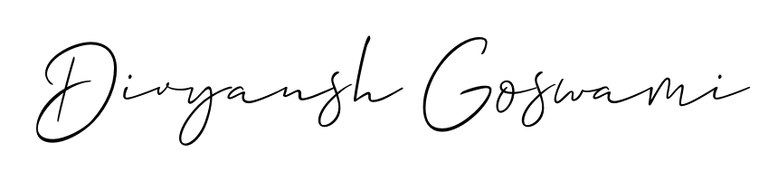 Master the art of signing with Divyansh Goswami written in fluent Allison_Script script. A great template to practice and refine your handwriting. Divyansh Goswami signature style 2 images and pictures png
