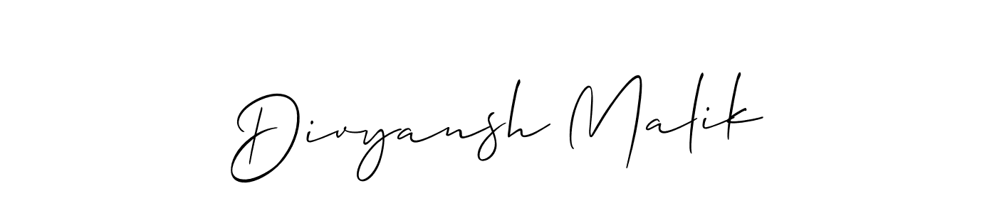 Once you've used our free online signature maker to create your best signature Allison_Script style, it's time to enjoy all of the benefits that Divyansh Malik name signing documents. Divyansh Malik signature style 2 images and pictures png