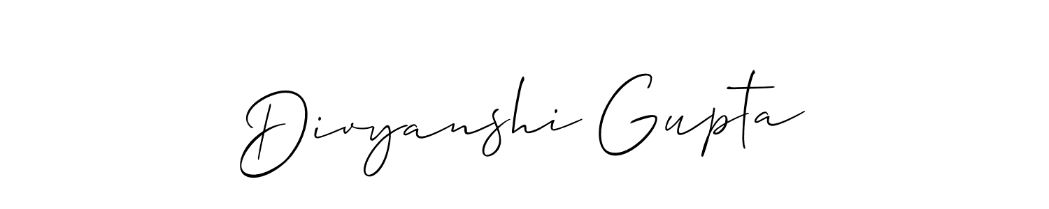 Make a beautiful signature design for name Divyanshi Gupta. Use this online signature maker to create a handwritten signature for free. Divyanshi Gupta signature style 2 images and pictures png