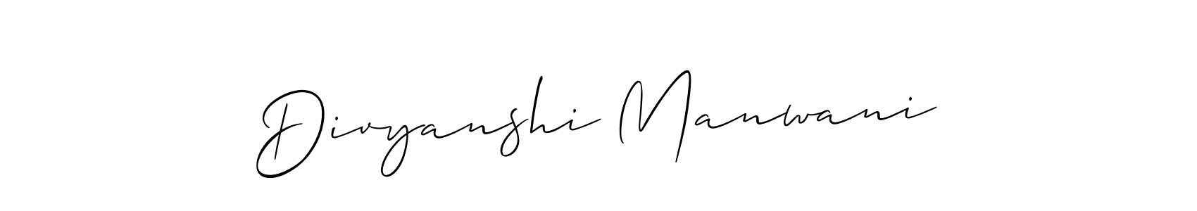 Check out images of Autograph of Divyanshi Manwani name. Actor Divyanshi Manwani Signature Style. Allison_Script is a professional sign style online. Divyanshi Manwani signature style 2 images and pictures png