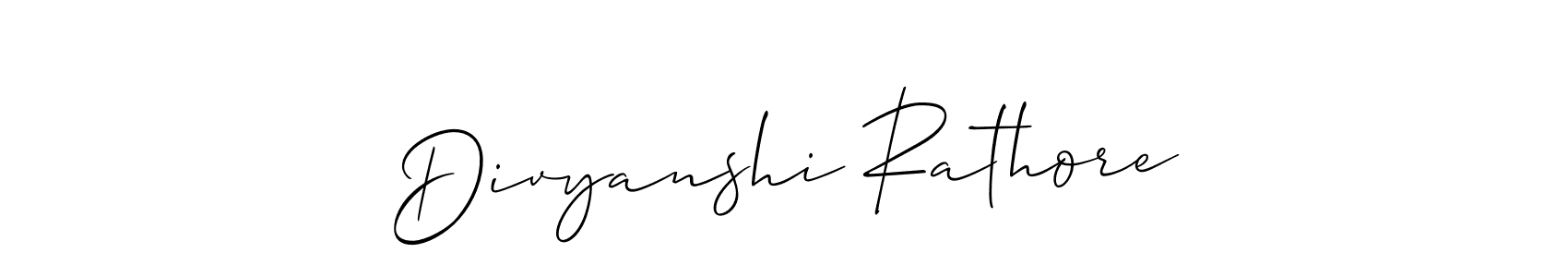 You should practise on your own different ways (Allison_Script) to write your name (Divyanshi Rathore) in signature. don't let someone else do it for you. Divyanshi Rathore signature style 2 images and pictures png