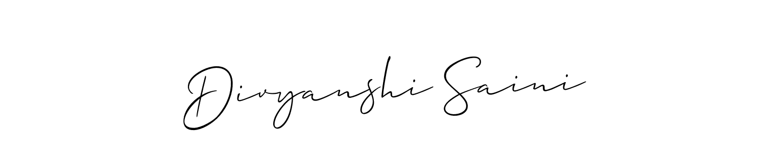 Once you've used our free online signature maker to create your best signature Allison_Script style, it's time to enjoy all of the benefits that Divyanshi Saini name signing documents. Divyanshi Saini signature style 2 images and pictures png