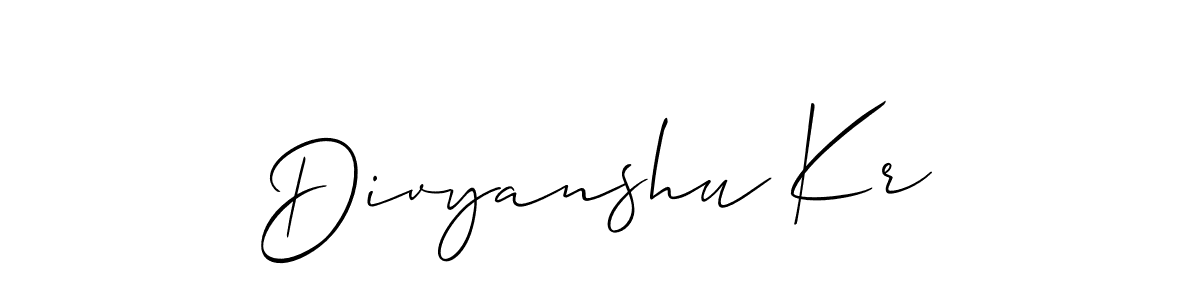 Once you've used our free online signature maker to create your best signature Allison_Script style, it's time to enjoy all of the benefits that Divyanshu Kr name signing documents. Divyanshu Kr signature style 2 images and pictures png