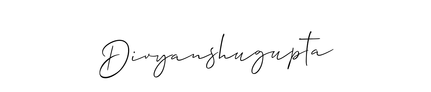 How to Draw Divyanshugupta signature style? Allison_Script is a latest design signature styles for name Divyanshugupta. Divyanshugupta signature style 2 images and pictures png