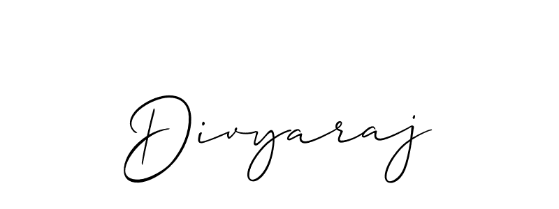 Divyaraj stylish signature style. Best Handwritten Sign (Allison_Script) for my name. Handwritten Signature Collection Ideas for my name Divyaraj. Divyaraj signature style 2 images and pictures png