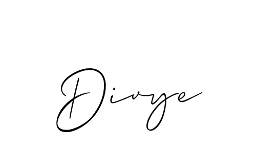 if you are searching for the best signature style for your name Divye. so please give up your signature search. here we have designed multiple signature styles  using Allison_Script. Divye signature style 2 images and pictures png