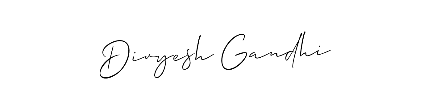 The best way (Allison_Script) to make a short signature is to pick only two or three words in your name. The name Divyesh Gandhi include a total of six letters. For converting this name. Divyesh Gandhi signature style 2 images and pictures png