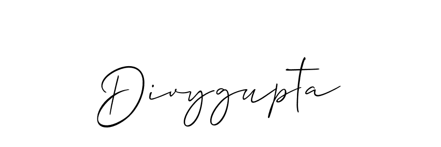 if you are searching for the best signature style for your name Divygupta. so please give up your signature search. here we have designed multiple signature styles  using Allison_Script. Divygupta signature style 2 images and pictures png