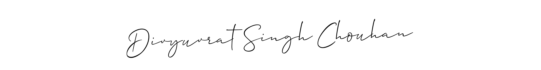 Use a signature maker to create a handwritten signature online. With this signature software, you can design (Allison_Script) your own signature for name Divyuvrat Singh Chouhan. Divyuvrat Singh Chouhan signature style 2 images and pictures png