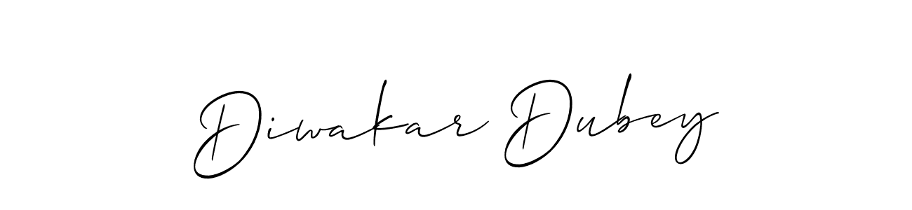 This is the best signature style for the Diwakar Dubey name. Also you like these signature font (Allison_Script). Mix name signature. Diwakar Dubey signature style 2 images and pictures png