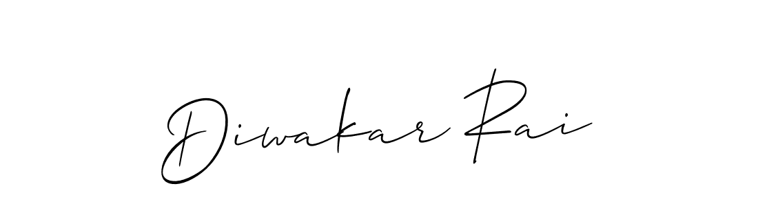 Diwakar Rai stylish signature style. Best Handwritten Sign (Allison_Script) for my name. Handwritten Signature Collection Ideas for my name Diwakar Rai. Diwakar Rai signature style 2 images and pictures png