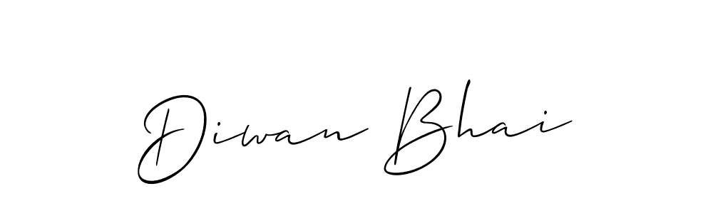 Make a beautiful signature design for name Diwan Bhai. Use this online signature maker to create a handwritten signature for free. Diwan Bhai signature style 2 images and pictures png