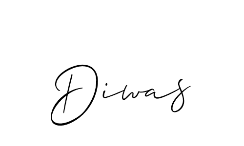 Design your own signature with our free online signature maker. With this signature software, you can create a handwritten (Allison_Script) signature for name Diwas. Diwas signature style 2 images and pictures png