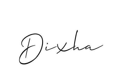 How to make Dixha signature? Allison_Script is a professional autograph style. Create handwritten signature for Dixha name. Dixha signature style 2 images and pictures png