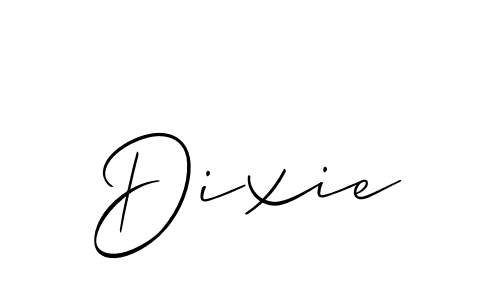 Allison_Script is a professional signature style that is perfect for those who want to add a touch of class to their signature. It is also a great choice for those who want to make their signature more unique. Get Dixie name to fancy signature for free. Dixie signature style 2 images and pictures png