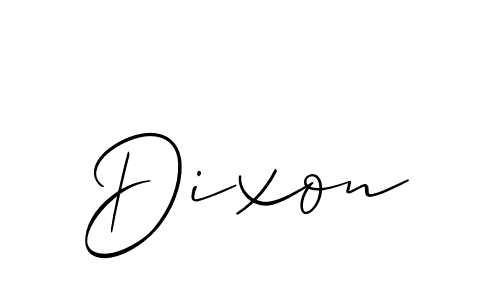 It looks lik you need a new signature style for name Dixon. Design unique handwritten (Allison_Script) signature with our free signature maker in just a few clicks. Dixon signature style 2 images and pictures png