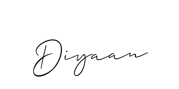 Make a short Diyaan signature style. Manage your documents anywhere anytime using Allison_Script. Create and add eSignatures, submit forms, share and send files easily. Diyaan signature style 2 images and pictures png