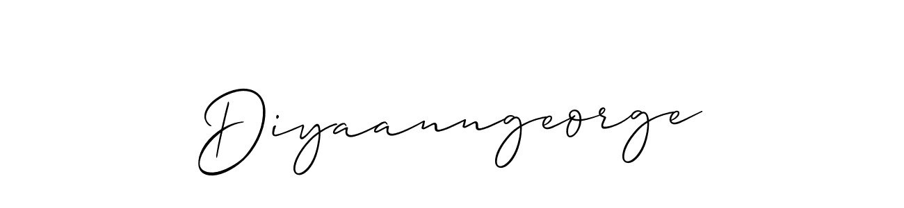 Also You can easily find your signature by using the search form. We will create Diyaanngeorge name handwritten signature images for you free of cost using Allison_Script sign style. Diyaanngeorge signature style 2 images and pictures png