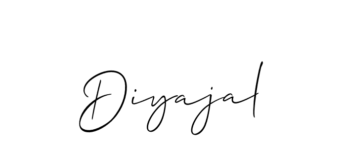 You can use this online signature creator to create a handwritten signature for the name Diyajal. This is the best online autograph maker. Diyajal signature style 2 images and pictures png