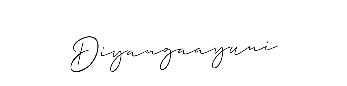 Check out images of Autograph of Diyangaayuni name. Actor Diyangaayuni Signature Style. Allison_Script is a professional sign style online. Diyangaayuni signature style 2 images and pictures png