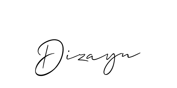 Also You can easily find your signature by using the search form. We will create Dizayn name handwritten signature images for you free of cost using Allison_Script sign style. Dizayn signature style 2 images and pictures png