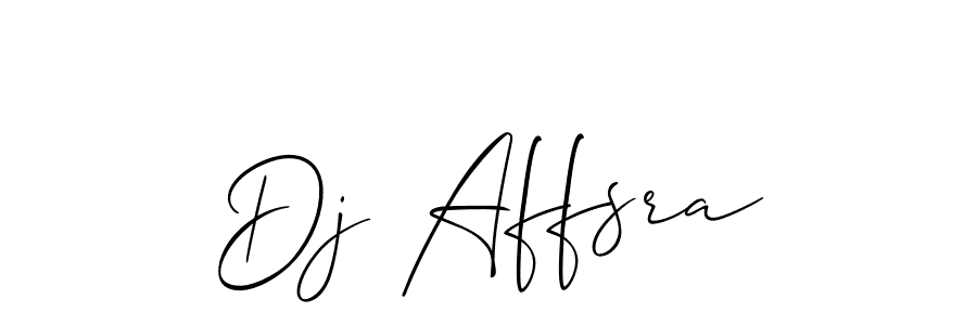 Once you've used our free online signature maker to create your best signature Allison_Script style, it's time to enjoy all of the benefits that Dj Affsra name signing documents. Dj Affsra signature style 2 images and pictures png