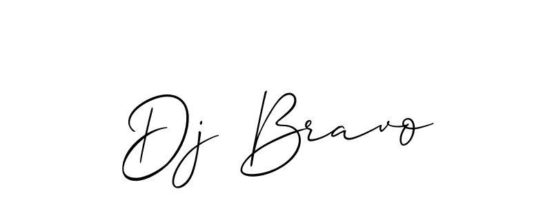 Best and Professional Signature Style for Dj Bravo. Allison_Script Best Signature Style Collection. Dj Bravo signature style 2 images and pictures png