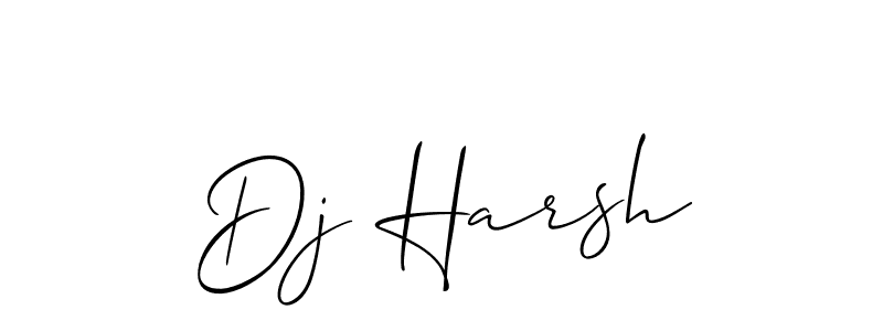 Best and Professional Signature Style for Dj Harsh. Allison_Script Best Signature Style Collection. Dj Harsh signature style 2 images and pictures png