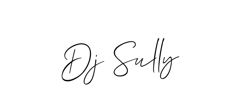 Best and Professional Signature Style for Dj Sully. Allison_Script Best Signature Style Collection. Dj Sully signature style 2 images and pictures png