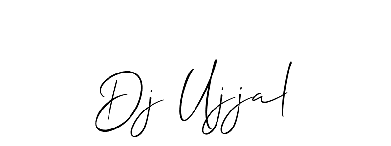 Best and Professional Signature Style for Dj Ujjal. Allison_Script Best Signature Style Collection. Dj Ujjal signature style 2 images and pictures png