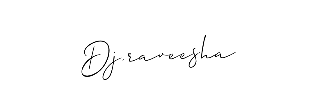 It looks lik you need a new signature style for name Dj.raveesha. Design unique handwritten (Allison_Script) signature with our free signature maker in just a few clicks. Dj.raveesha signature style 2 images and pictures png