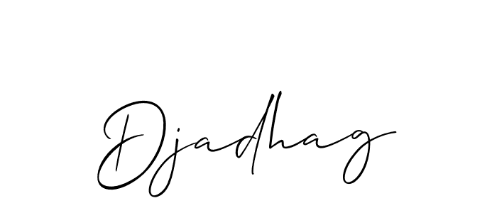 Once you've used our free online signature maker to create your best signature Allison_Script style, it's time to enjoy all of the benefits that Djadhag name signing documents. Djadhag signature style 2 images and pictures png