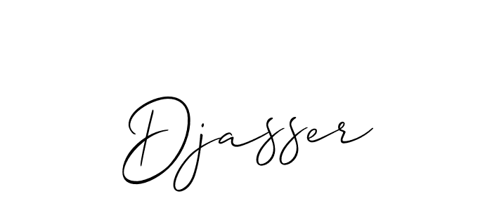 Best and Professional Signature Style for Djasser. Allison_Script Best Signature Style Collection. Djasser signature style 2 images and pictures png