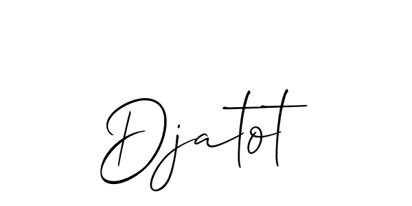 Make a beautiful signature design for name Djatot. Use this online signature maker to create a handwritten signature for free. Djatot signature style 2 images and pictures png