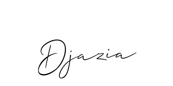 Djazia stylish signature style. Best Handwritten Sign (Allison_Script) for my name. Handwritten Signature Collection Ideas for my name Djazia. Djazia signature style 2 images and pictures png