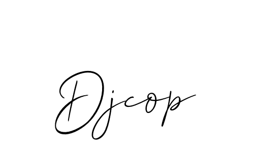 Make a beautiful signature design for name Djcop. Use this online signature maker to create a handwritten signature for free. Djcop signature style 2 images and pictures png