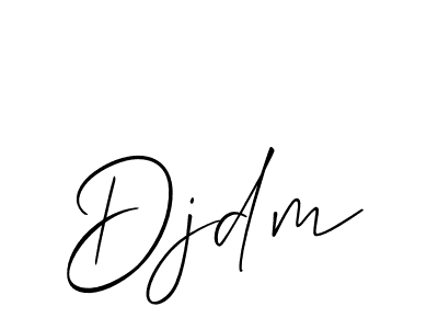 Similarly Allison_Script is the best handwritten signature design. Signature creator online .You can use it as an online autograph creator for name Djdm. Djdm signature style 2 images and pictures png