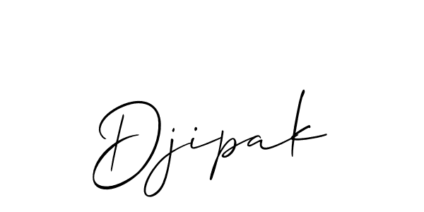 Once you've used our free online signature maker to create your best signature Allison_Script style, it's time to enjoy all of the benefits that Djipak name signing documents. Djipak signature style 2 images and pictures png